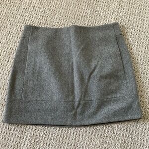J Crew Wool Miniskirt